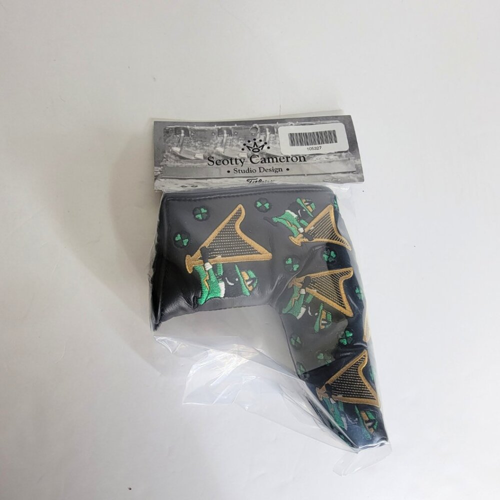 SCOTTY CAMERON 2024 ST PATRICK’S DAY HEADCOVER DUELING HARPS NWT - Picture 6 of 8